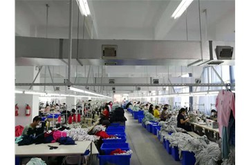 制衣車(chē)間崗位送風(fēng)環(huán)?？照{(diào)降溫案例